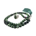 Forest Green Jasper Set